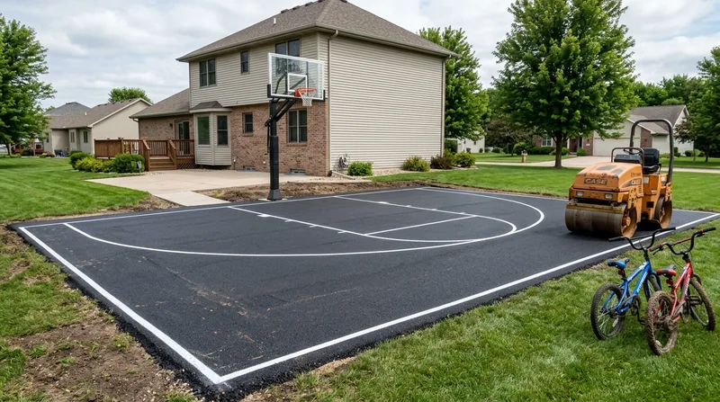 Sports Court & Path Paving Davenport